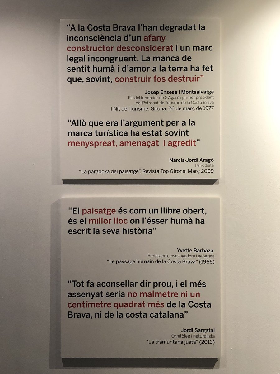 AmicsdLEstartit's tweet photo. A @MuseudelaPesca #Palamós , “Costa esbravada”, exposició impactant de @mrierapla 

Gairebé 60 imatges impreses o projectades retraten la devastació impune del nostre litoral des de fa + de mig segle, amb exemples des de #Blanes fins a #Colera

No us la perdeu❗️
#CostaEsbravada https://t.co/573KCsMLwL