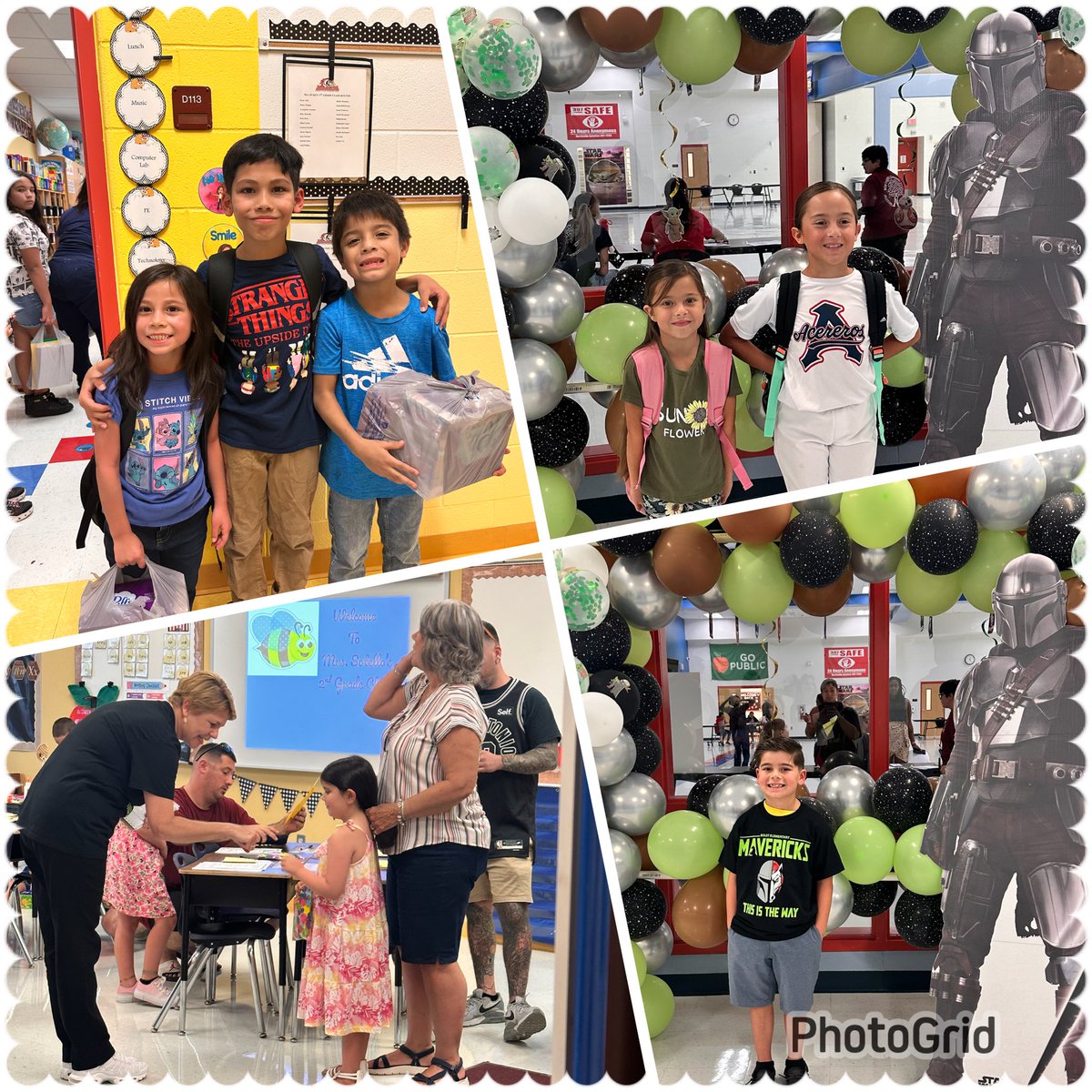 NISDBoldt's tweet photo. Our "Mav"alorians are ready for the first day of school. It was amazing to see so many excited faces as students met their new teachers and caught up with old friends. Every day is a great day to be a Maverick. @NISDBoldt https://t.co/GvL3hx2vWT