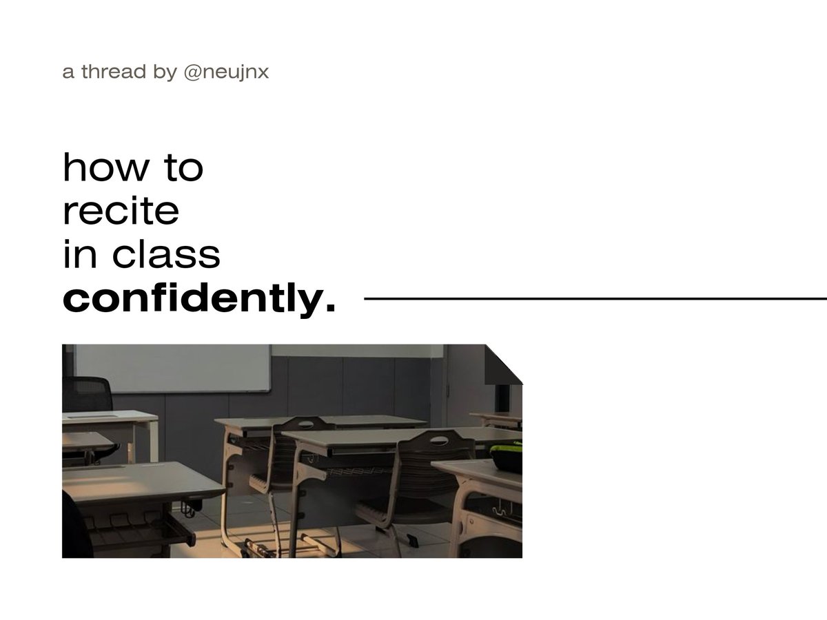 💭 how to recite in class confidently. 
        – a thread by <a href="/neujnx/">june</a> ∘˙٭ᯓ

t. #studytwt #studytwtph