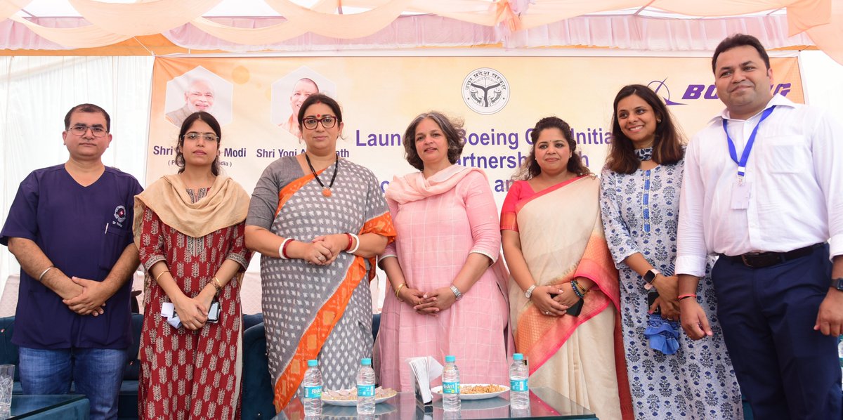 We thank @smritiirani for launching our education and healthcare initiatives in Amethi and dedicating them to the communities. 📖60 primary schools to launch @roomtoreadindia's literacy programs 🏥Medical diagnostic center with @DFYIndia featuring advanced medical equipment