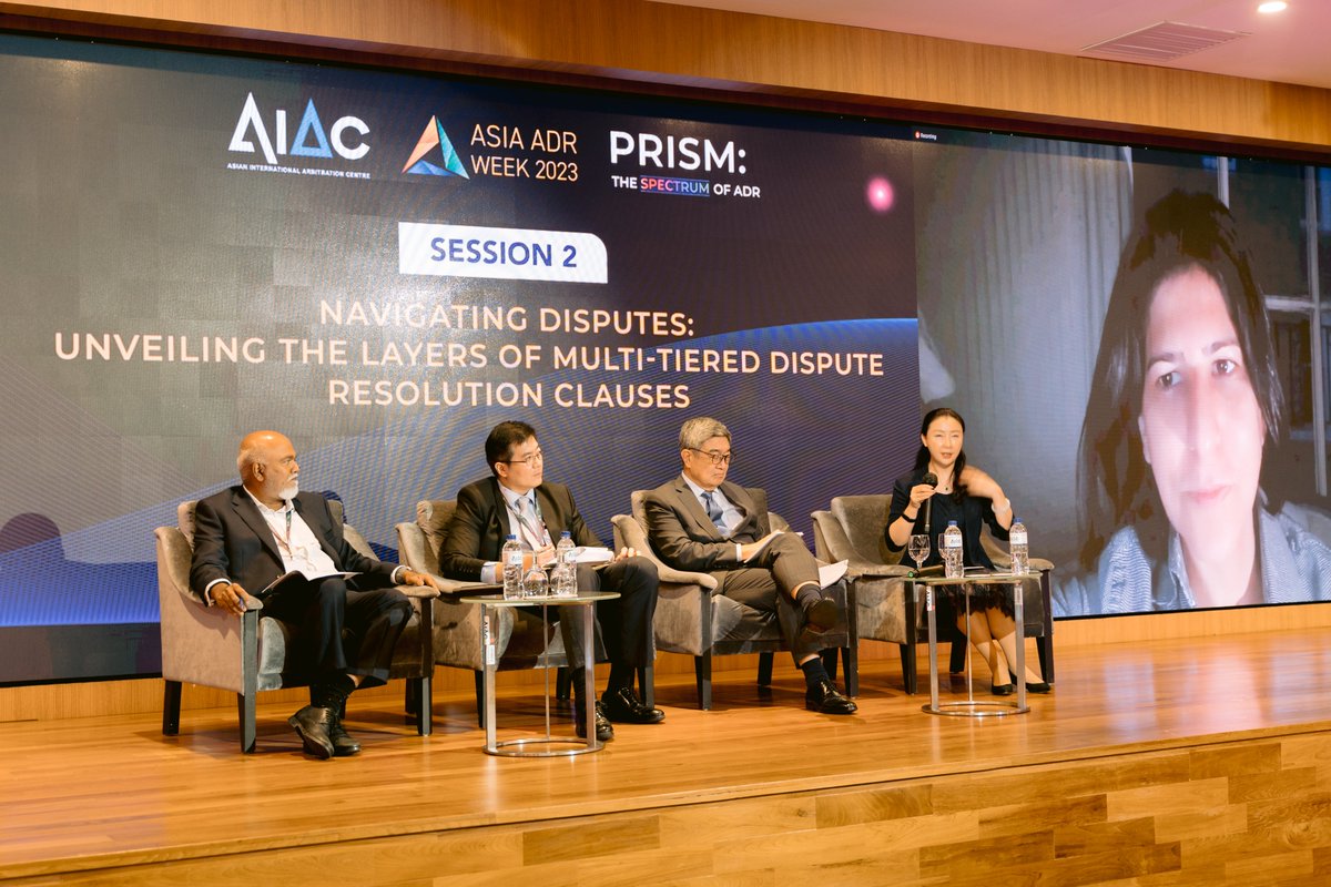 For Session 2, Mr. Shahdy Anwar of the Maldives International Arbitration Centre skillfully moderated the session titled “Navigating Disputes: Unveiling the Layers of Multi-Tiered Dispute Resolution Clauses” with a distinguished panel of speakers.