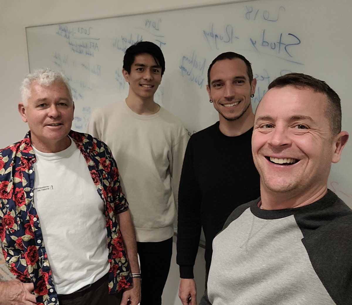 Ended the week feeling hopeful after spending the day with <a href="/richard160964/">RG Pringle</a>, @javiergil02, <a href="/sts_myst/">Satoshi Miyashita</a> crunching numbers from our <a href="/MonashUni/">Monash University</a> 5-year study w/<a href="/RugbyVictoria/">Rugby Victoria</a> @RugbyAU testing programs to end homophobic behaviours. Watch this space. 
We set a tight timeline for publishing