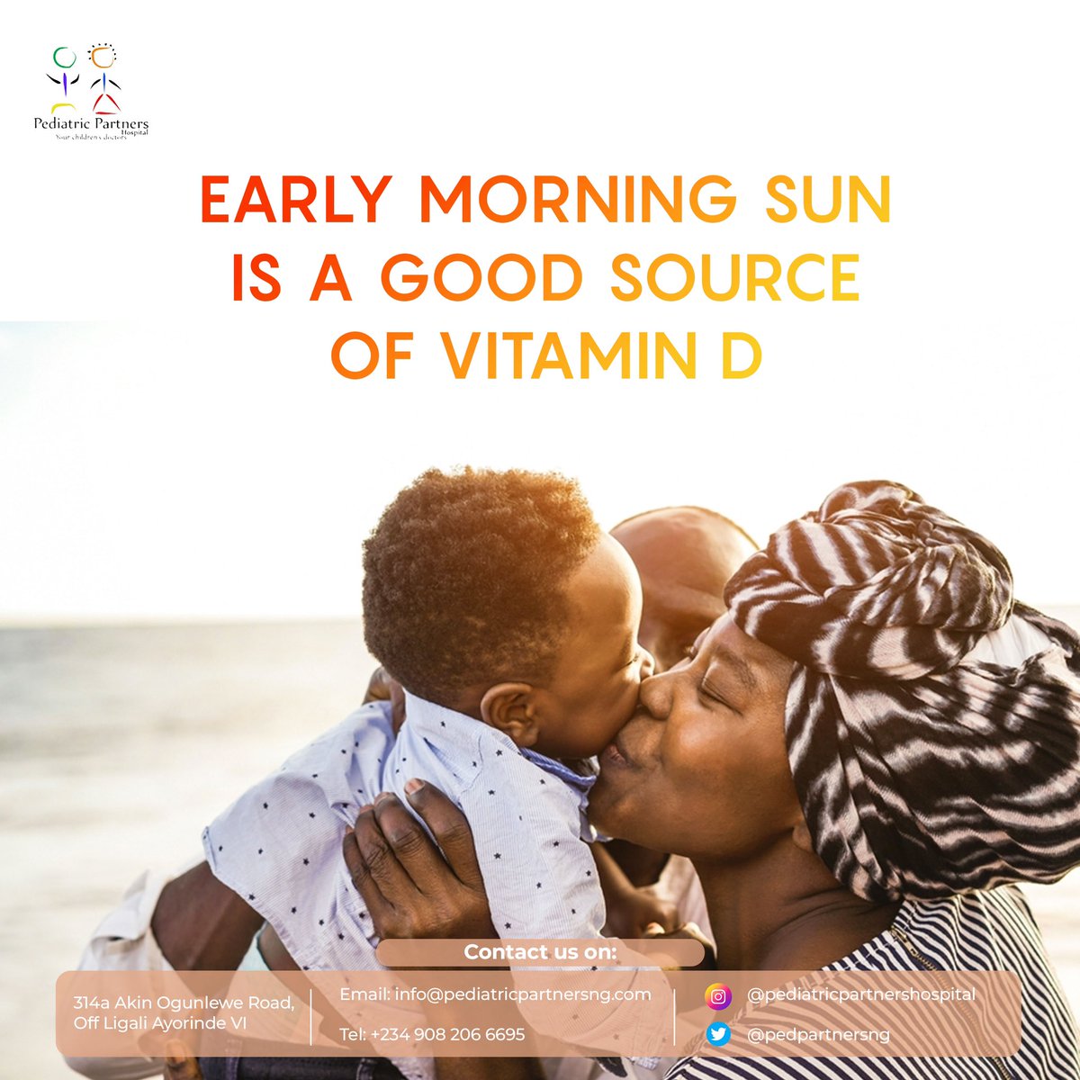pedpartnersng's tweet photo. Embracing the morning glow ☀️🌱 

Did you know that early morning sunlight isn't just magical for the soul, but also for our health? ☺️✨ https://t.co/VGGi0uOXBC