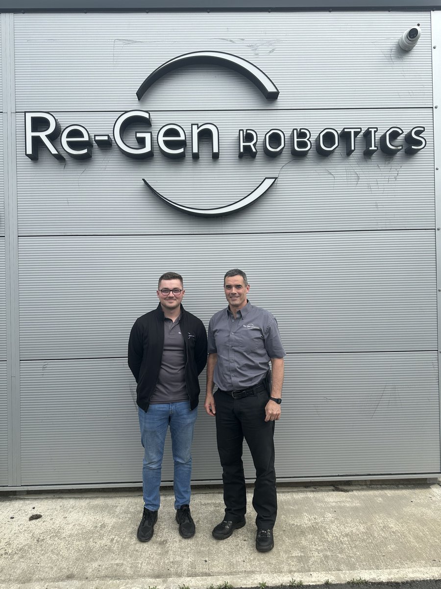 Congratulations, Ross!👏

Ross recently got through to the World Skills Automation UK Finals, which will be held by the University of Salford in Manchester in November.

Pictured with Ross is Re-Gen Robotics Managing Director, Aidan Doherty.

#regenrobotics #robotics #engineering