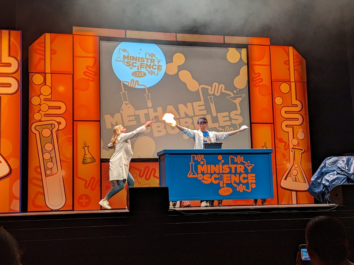 biscuitedu's tweet photo. Great fun watching @MinistryScience yesterday well worth a visit https://t.co/RcynlS0ttH