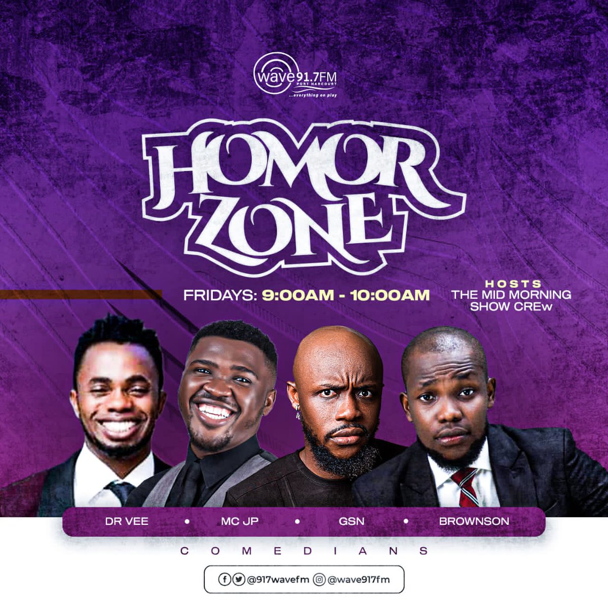 917wavefm's tweet image. Join us on #humorzone alongside the Journalists of international repute...

#TGIF