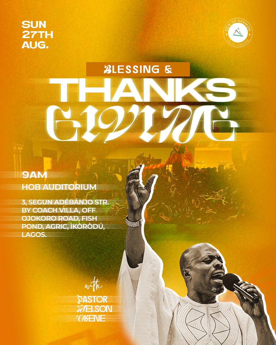 DewofhermonFC's tweet photo. This Sunday!! 
Come in your dancing shoes as we are set to raise the roof with high praises to the Lord!!!
💃🏻💃🏻💃🏻💃🏻💃🏻💃🏻💃🏻💃🏻
.
.
#SundaysAtDHFC #HouseOfBlessing #BlessingAndThanksgivingService #JesusIsLord https://t.co/bNImcnJqXA
