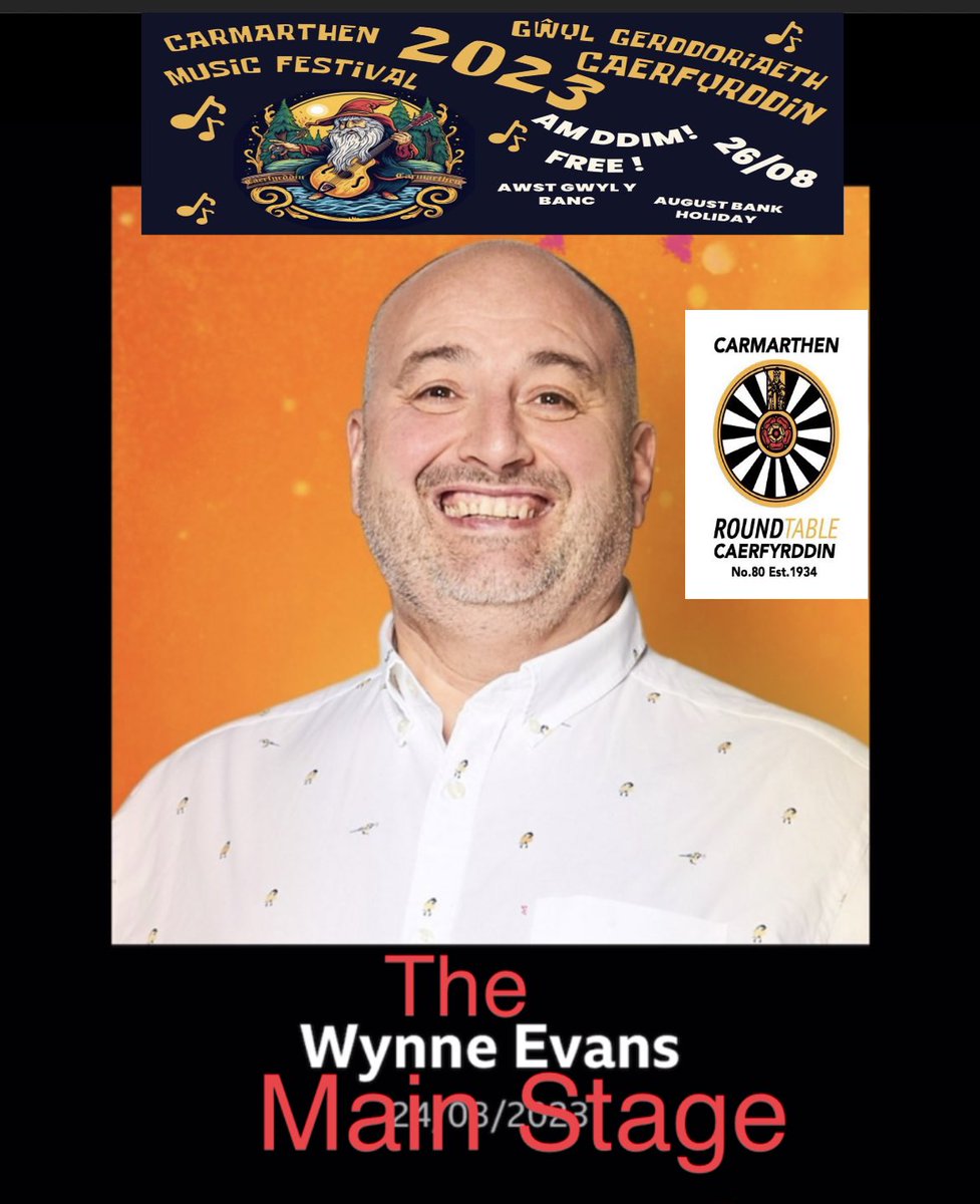 The self proclaimed @wynneevans Main Stage!! 🤣

Carmarthen Music Festival this weekend 🎶🎸🎤🎹