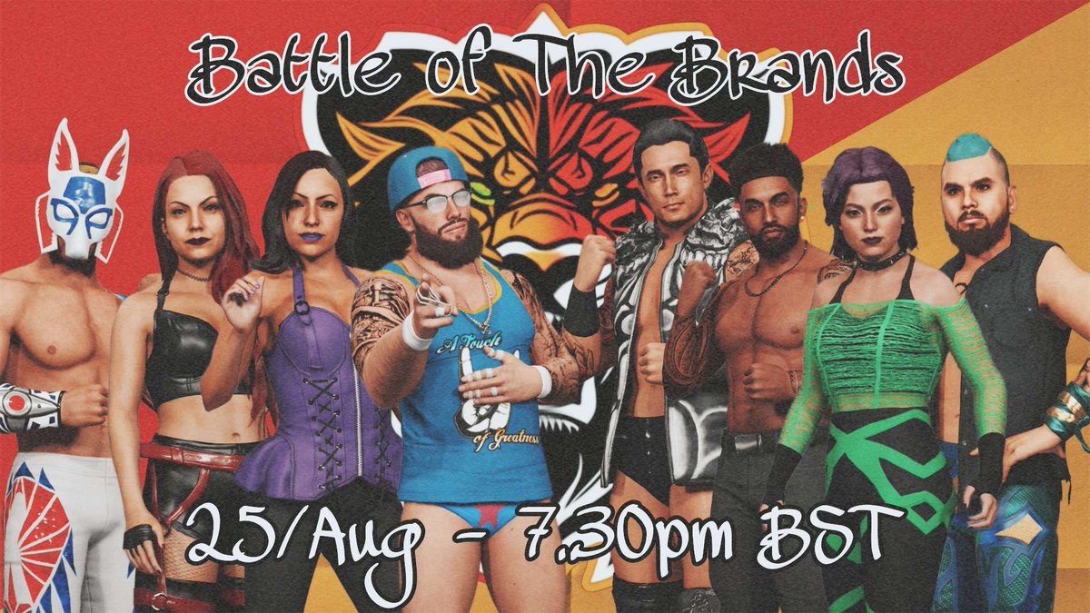This happens today!!! Brand vs. brand action 7:30pm (UK), on Twitch #WeAreMWA #WWE2K23 #Twitch