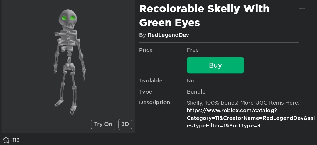 I free UGC bundle Skelly
Link🔗roblox.com/bundles/3150/R…
Link🔗roblox.com/bundles/3140/R…
Link🔗roblox.com/bundles/3142/R…