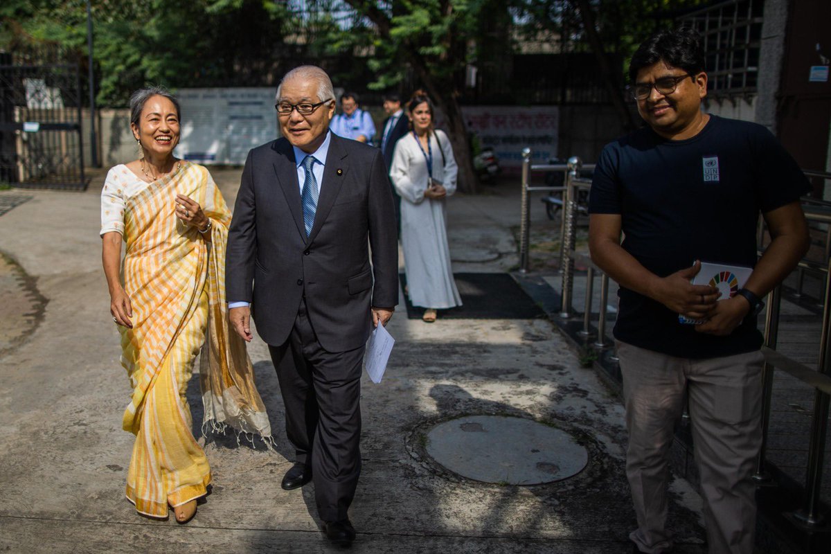 shokonoda's tweet image. Pleased to host 🇯🇵 Senator @TakemiKeizo who visited the Basant Gaon polyclinic, New Delhi.

He witnessed 🇮🇳's digital health platforms, #CoWIN, #eVIN &amp;amp; #UWIN, supported by UNDP which are improving delivery of immunization services &amp;amp; building 🇮🇳’s Digital Health Infrastructure.