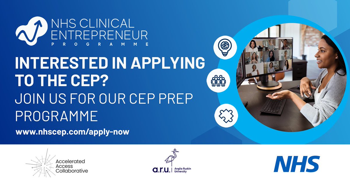 🌐 Connect. Collaborate. Create. The Clinical Entrepreneur Programme is more than a programme — it's a community. Be part of the change! Applications open 2nd October, Get application ready with CEP Prep nhscep.com/events #NHSCEP @DrTonyYoung