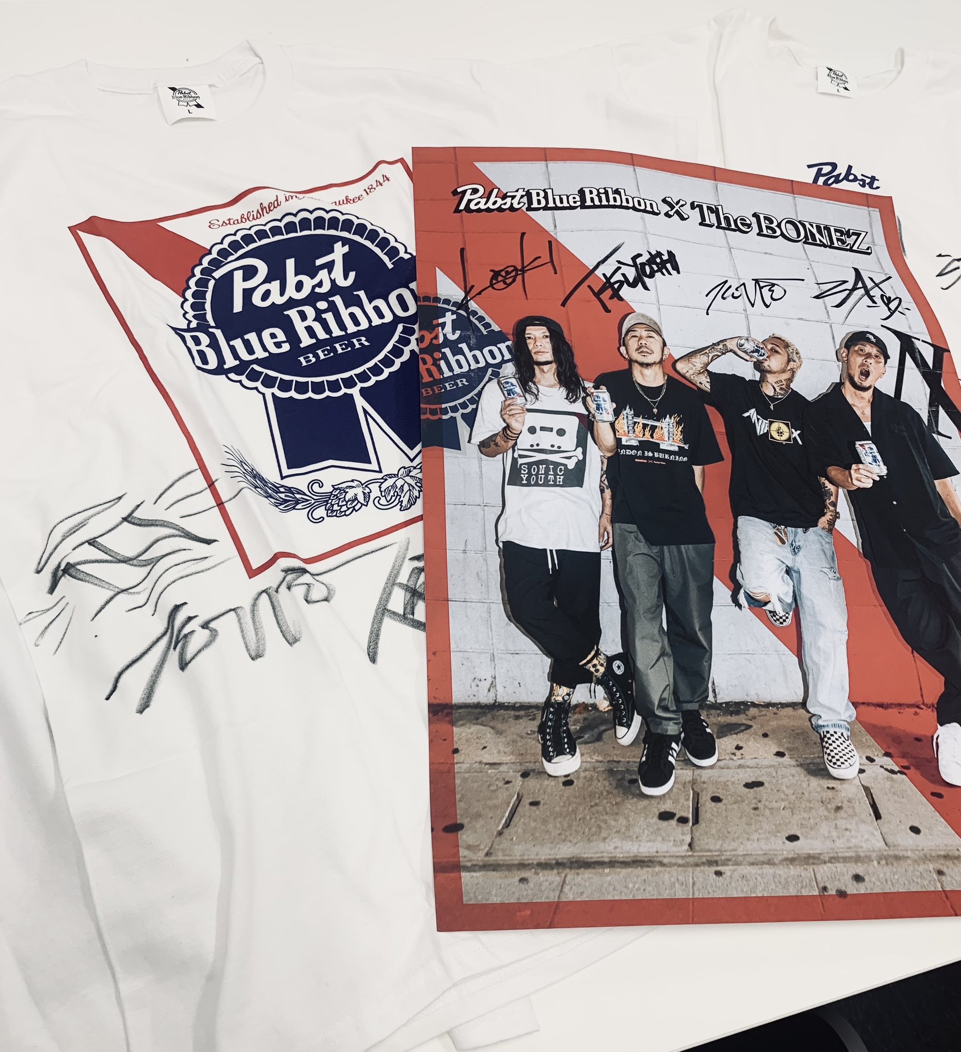 The Bonez・E.D.O・Pabst Blue Ribbon パーカー その他ブランド(ソノタブランド) / Badger sport/Pabst Blue