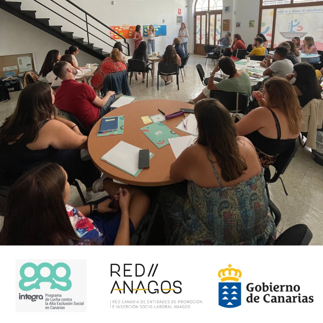 redAnagos's tweet photo. 🥰A principios de agosto celebramos en Lanzarote una Jornada de Reflexión del Programa de Lucha contra la Alta Exclusión Social en Canarias “INTEGRA” (financia @SocialGobCan y coordina #RedAnagos).
ℹ️ Toda la info. de la jornada aquí: https://t.co/wgGkqzLYwk
📸 #ProgramaIntegra https://t.co/rblqlDOR2w