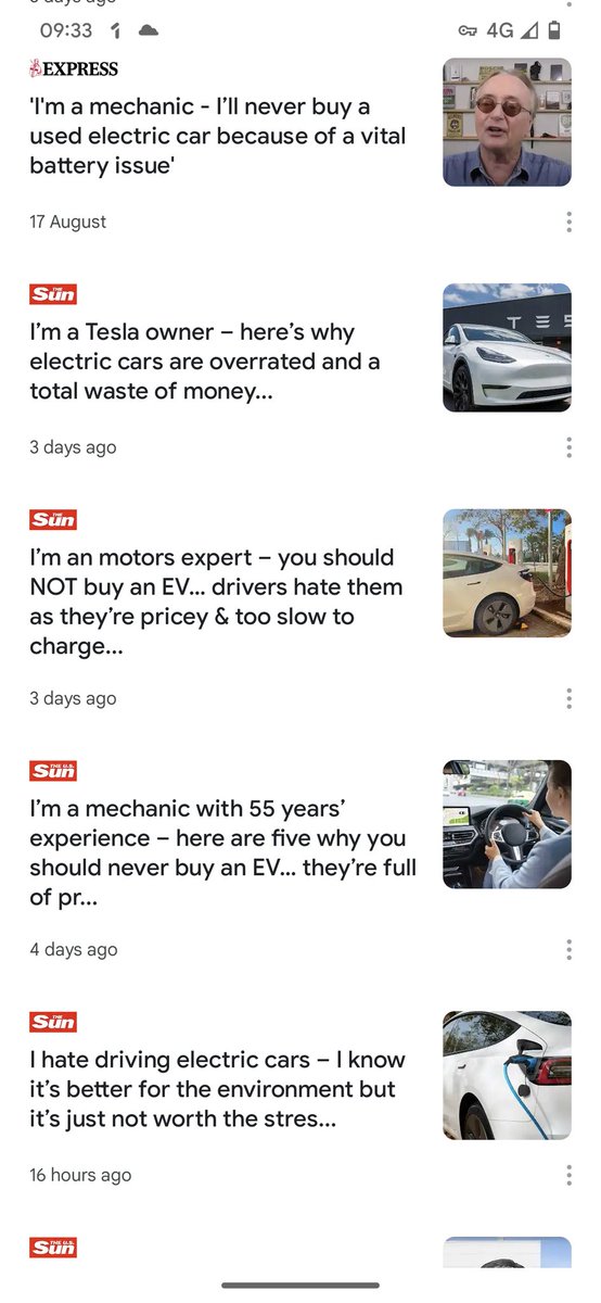 The amount of FUD certain papers are pushing on EVs is ridiculous <a href="/FullyChargedShw/">@FullyChargedShw</a> <a href="/EVNewsDaily/">EV News Daily Podcast</a>