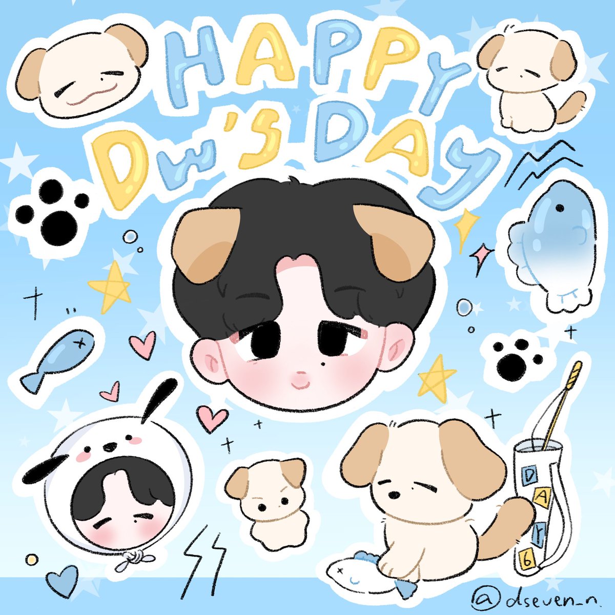 🐶🎂

#어쨌든간에_도운이_생일축하
#HAPPY_DOWOON_DAY