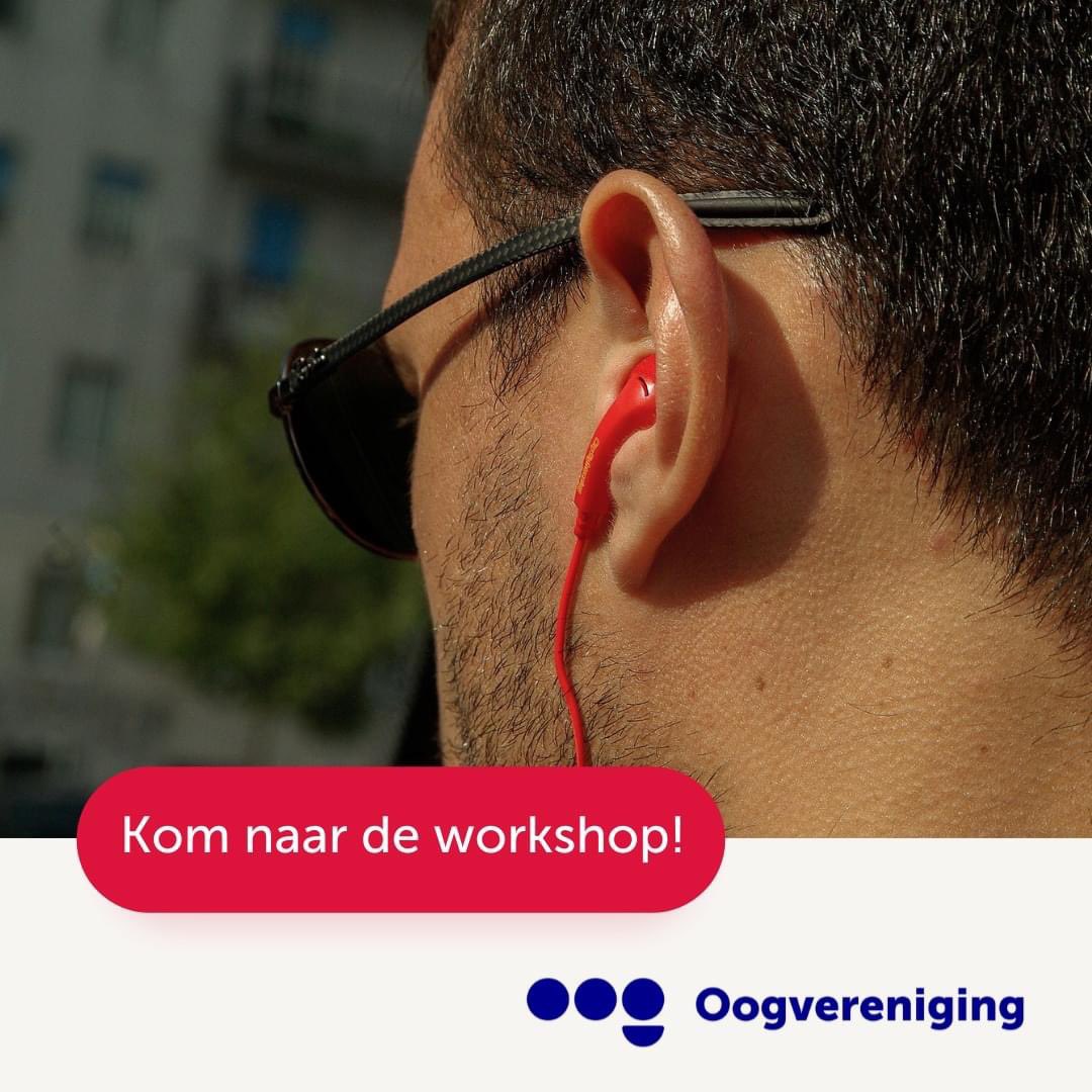Oogvereniging's tweet image. TV-kijken, naar de film, naar het theater of een sportwedstrijd als je weinig of niets ziet? Jazeker, met audiodescriptie! Heb je nog weinig ervaring met #audiodescriptie? 
Kom dan naar de audiodescriptie-workshop tijdens het Oogfestival op 15 september. oogvereniging.nl/aanmelden-ocht…
