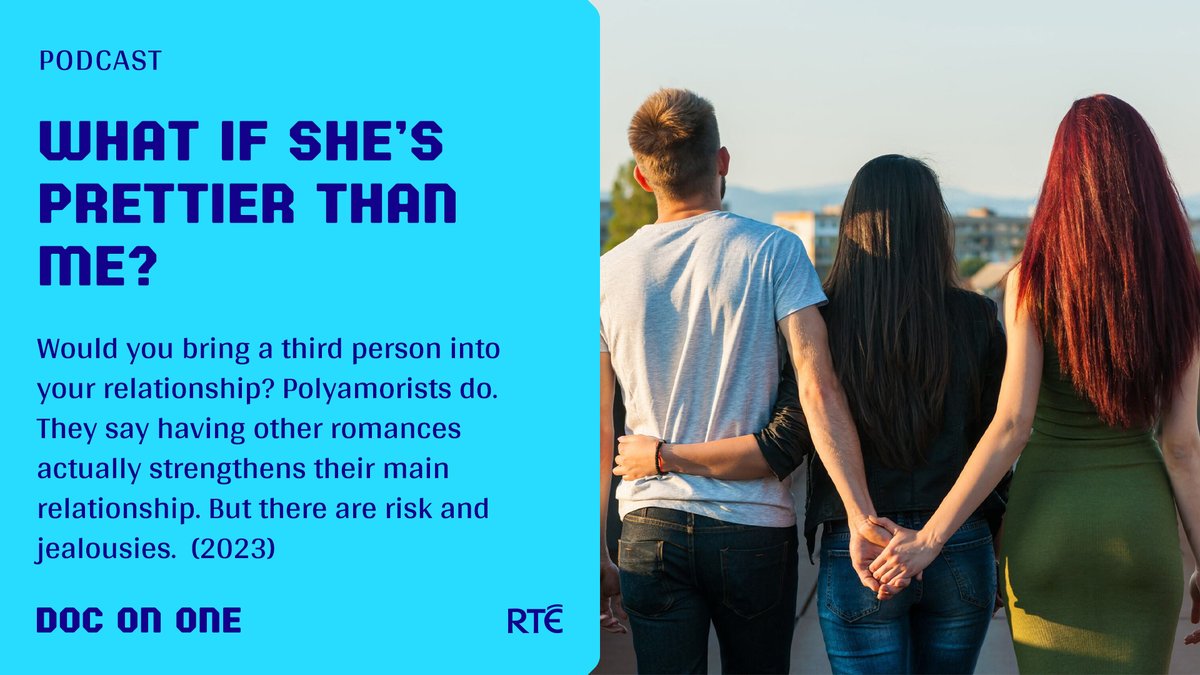 RTEdoconone's tweet photo. NEW: Our second #documentary from the 2023 season dropped online this morning | Listen from the link below or from wherever you get your #podcasts | On-Air at 2PM tomorrow, @RTERadio1 | #DocOnOne - The home of Irish radio #documentaries #polyamory | 
https://t.co/PNTVJaF4nX https://t.co/lB5jHF76X2