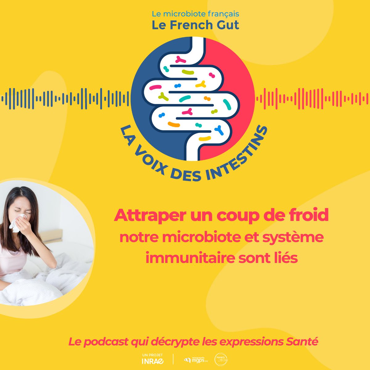 🎙#Podcast 'LA VOIX DES INTESTINS' - Sortie de l'épisode 4 - '𝘈𝘵𝘵𝘳𝘢𝘱𝘦𝘳 𝘶𝘯 𝘤𝘰𝘶𝘱 𝘥𝘦 𝘧𝘳𝘰𝘪𝘥', 𝘯𝘰𝘵𝘳𝘦 #𝘮𝘪𝘤𝘳𝘰𝘣𝘪𝘰𝘵𝘦 𝘦𝘵 𝘯𝘰𝘵𝘳𝘦 𝘴𝘺𝘴𝘵𝘦̀𝘮𝘦 #𝘪𝘮𝘮𝘶𝘯𝘪𝘵𝘢𝘪𝘳𝘦 𝘴𝘰𝘯𝘵 𝘭𝘪𝘦́𝘴'🎙 bonne écoute ! @INRAE_France @MgpsLab avec @APHP