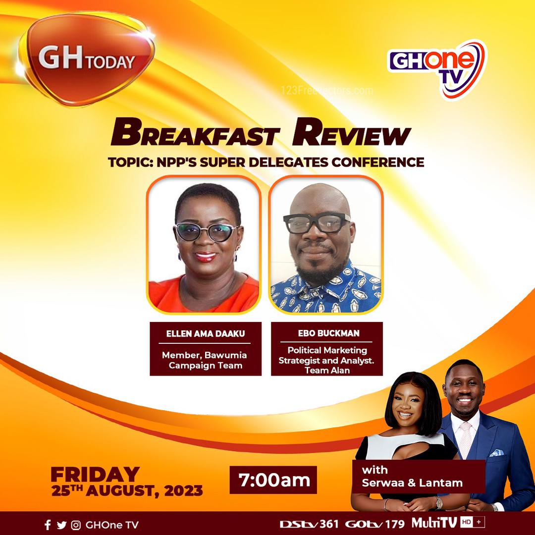 MintaFo19722592's tweet photo. The good news of Alan Kyerematen is coming to you from GH-One Breakfast Review this morning. Join Mr. Ebo Buckman and know more.
#AlanForNpp https://t.co/9RwdsXbudc