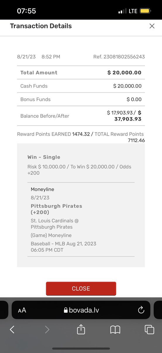 BetUnrivaled's tweet photo. Still punishing Bovada https://t.co/HcegYM5XBo