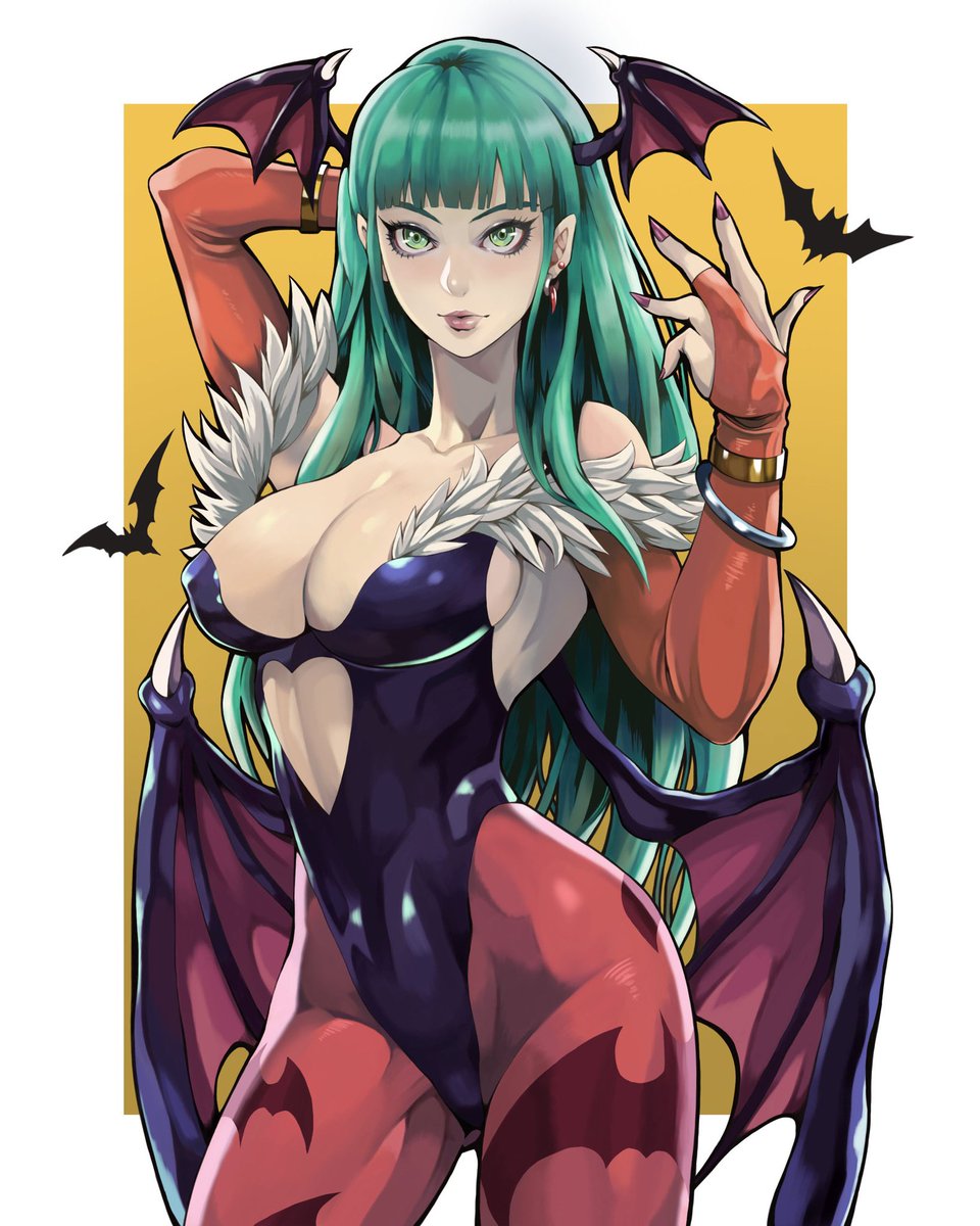 モリガン🦇 #モリガン　#イラスト　#絵 #illustration #morrigan #capcom