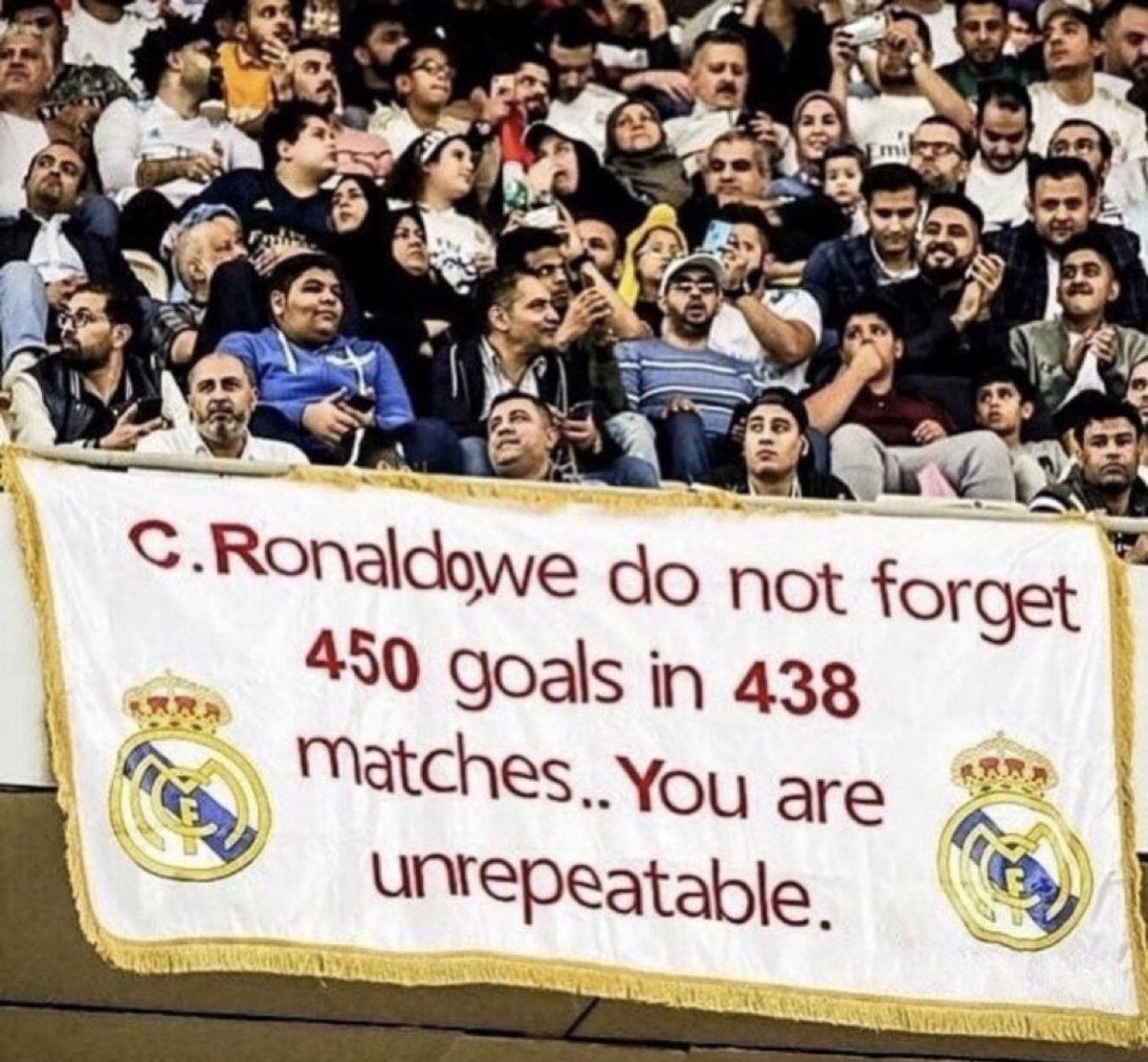 totalcristiano's tweet image. In Real Madrid’s history forever. 🤍