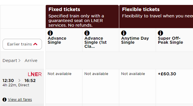 Why <a href="/LNER/">London North Eastern Railway</a> am I being offered an increased price for the same train I have a ticket for yet saying its cancelled!? Option to change for free, clearly not. Prices shouldnt be increased on strike days! <a href="/GMB/">Good Morning Britain</a> <a href="/BBCNews/">BBC News (UK)</a> <a href="/Mark_J_Harper/">Mark Harper</a>