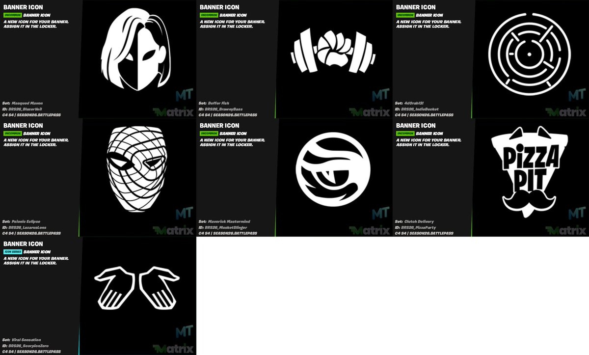 NotBober's tweet photo. All New Banners. #FortniteLastResort https://t.co/MsKs0PZgI5