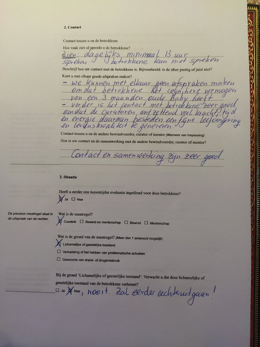 cordeva's tweet photo. Evaluatie curatorschap voor de rechtbank... Het blijft een van de meest onaangename klussen. #zevmb #zorgouder #administratie #neenZijWordtNooitBeter https://t.co/WMHdLlwoeg