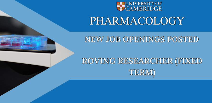 UnivCamPharm's tweet photo. Are you interested in working across departments? Do you enjoy multi-disciplinary #research? Our Roving Researcher #job might be perfect for you! 

Be sure to apply! We'd love to have you😊

More information here 👉https://t.co/vqoGrnuy7V https://t.co/LGJIwWV9SJ