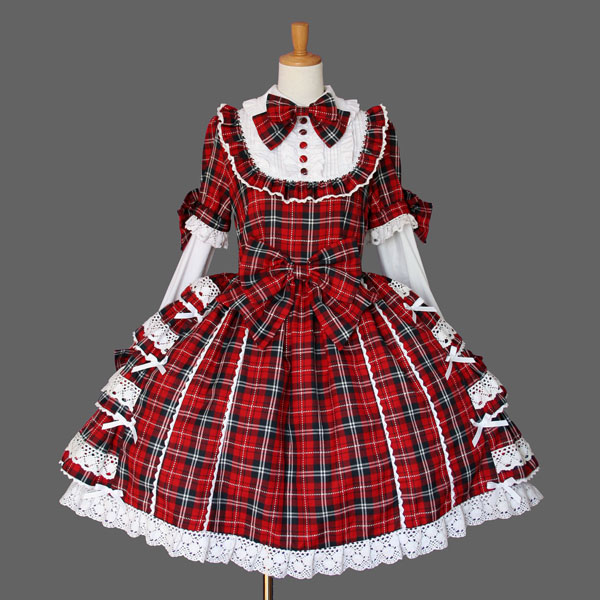 【一時的値下げ中】アンドロミオ　赤チェック　ナポレオンワンピース AND ROMEO (アンドロミオ)公式 on X