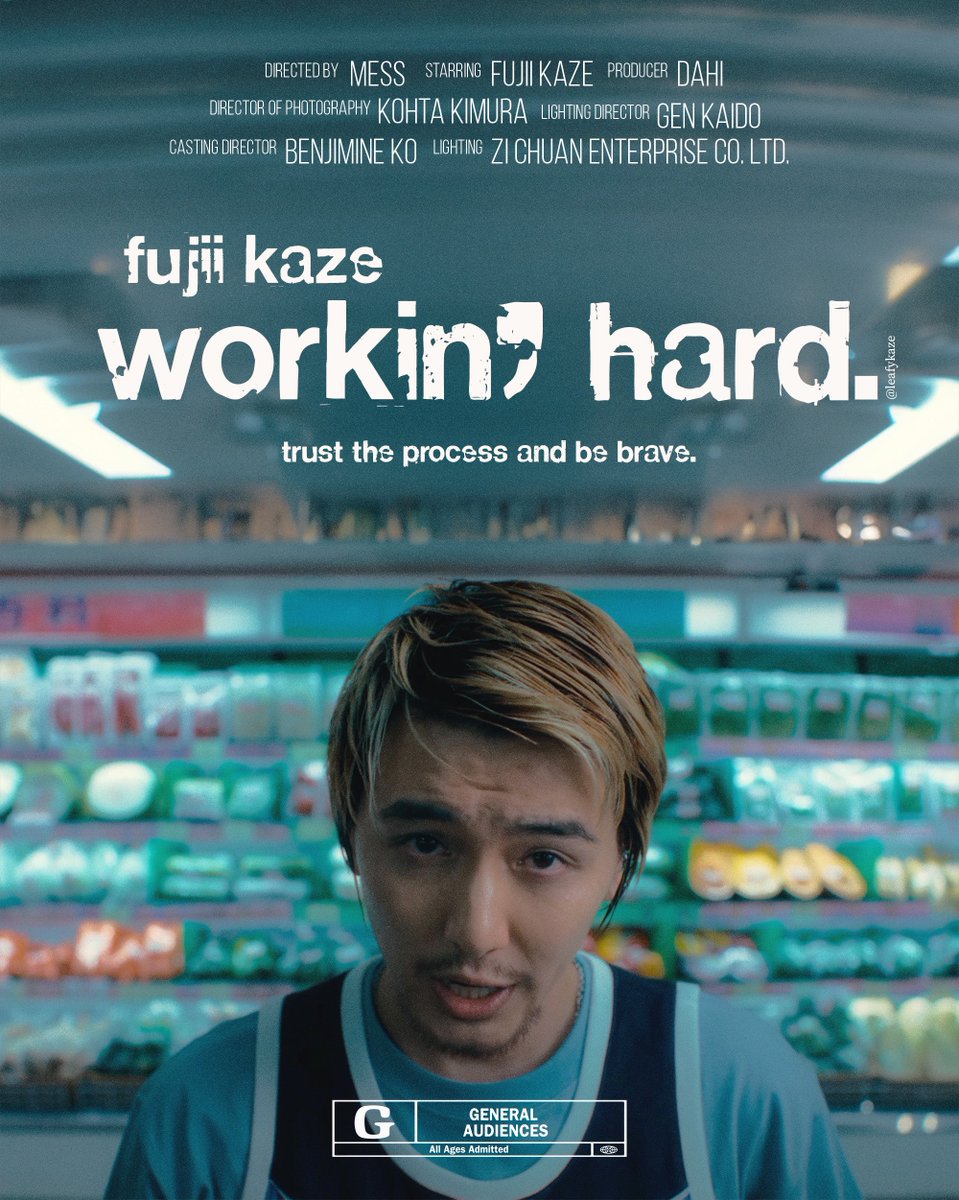 Workin' Hard (2023) Posters #FujiiKaze #藤井風 #WorkinHard
