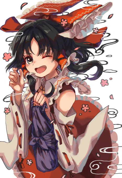 #見た人も博麗霊夢を無言であげる 