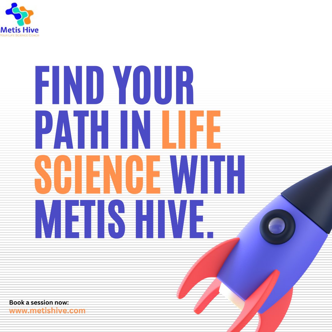 MetisHive's tweet photo. 🔬 Life Science Professionals! Are you confused about what should be your next step after your degree? Write your query to us at team@metishive.com  Learn more &amp; Enroll for Mentoring Session: [Click Here](https://t.co/2u3IfBw1ai)#LifeSciences #CareerCounseling #MetisHive https://t.co/ulLz08J4jv