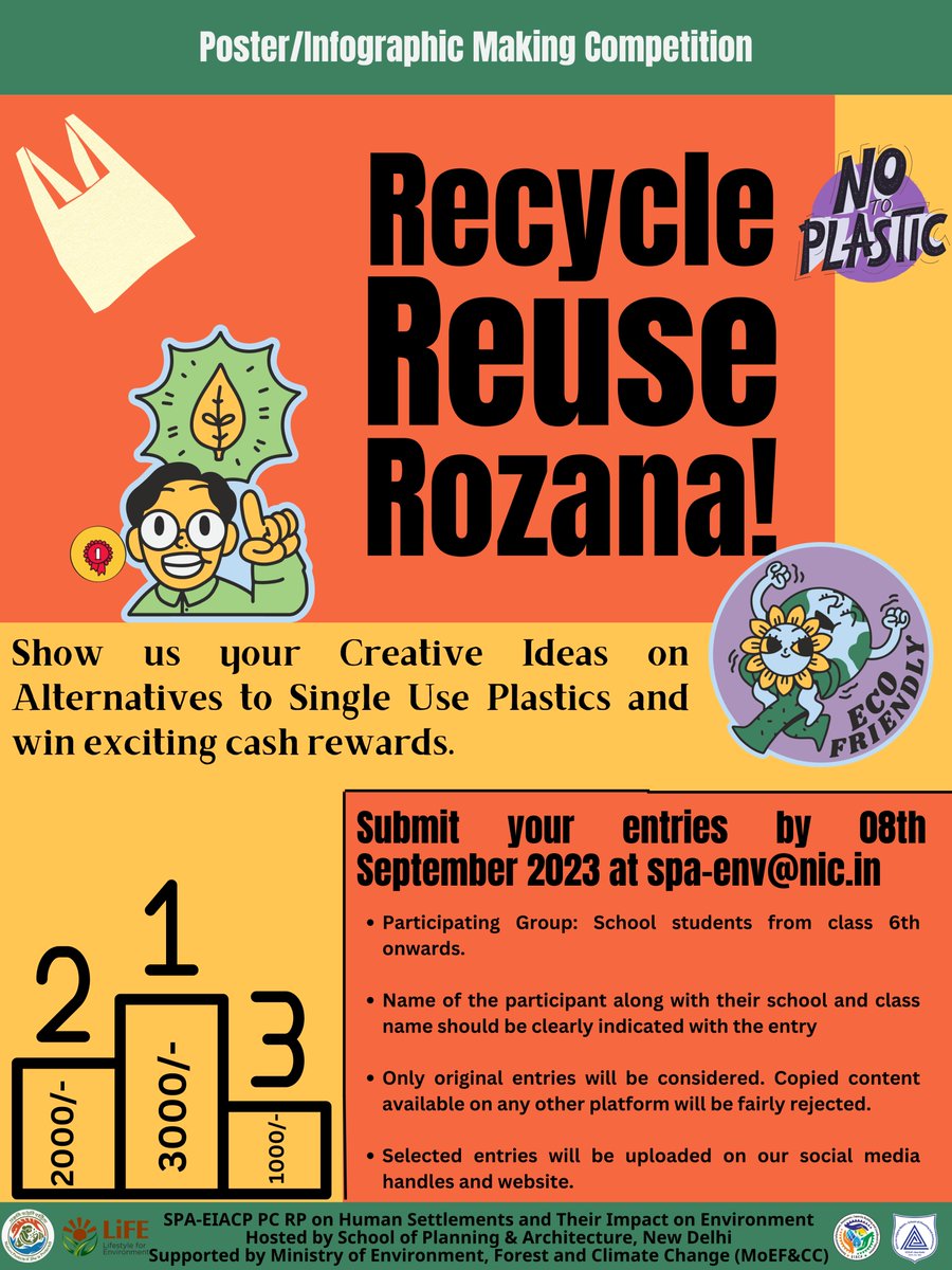 #posterdesign 
#infographic 
Last date of submission extended till 08th September 2023

Show some creative ideas on Alternatives to Single Use Plastics and Win exciting cash rewards
#Singleuseplasticban
#Alternativestoplastics