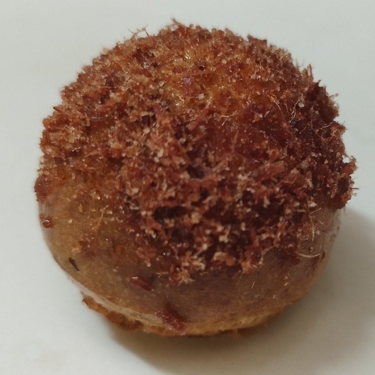 Brioche de berenjena asada con glaseado de miel y jamón, para ir abriendo boca!!!