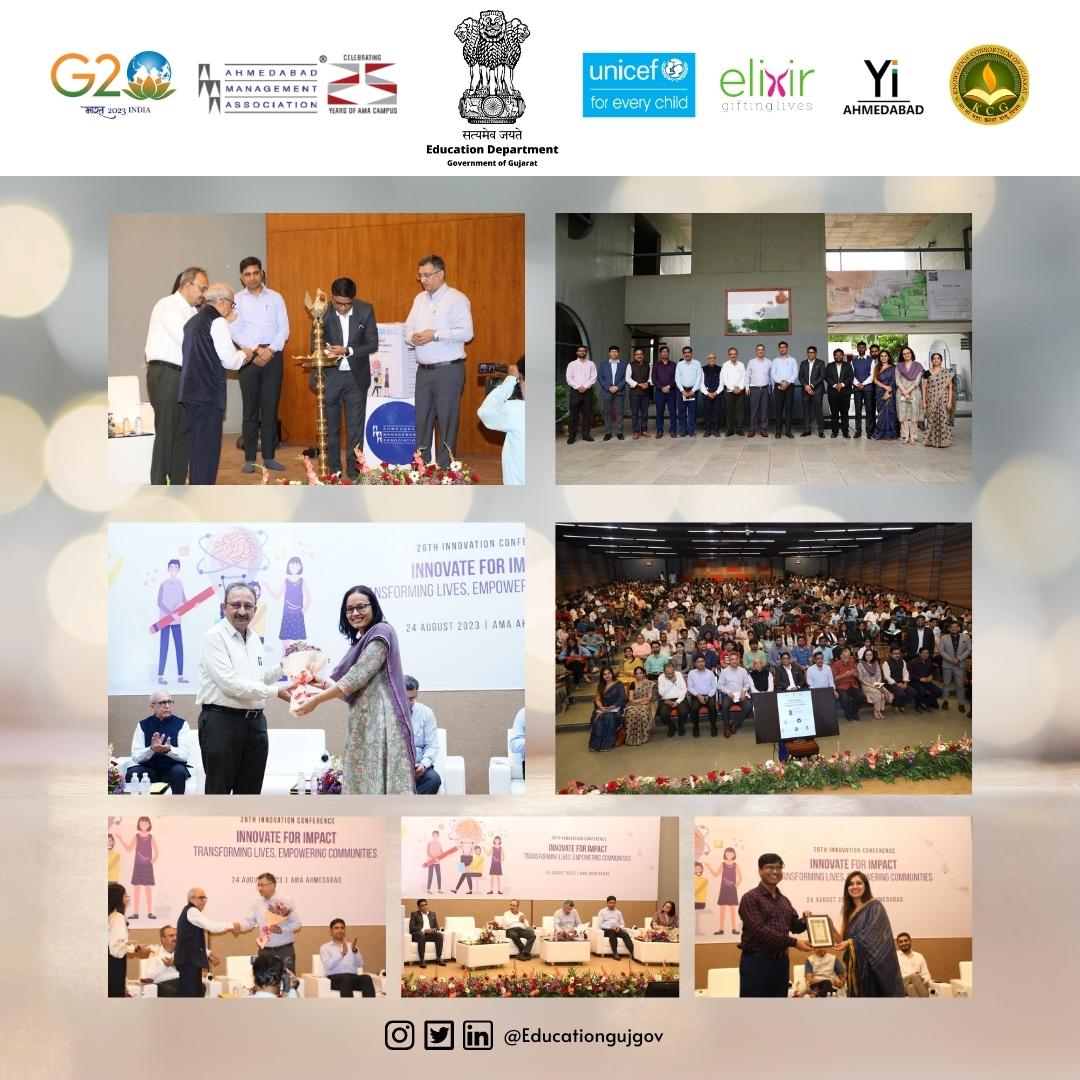 🚀🌍 Glimpses of 26th Innovation Conference on Innovate for Impact: Transforming Lives, Empowering Communities organised by Education Department, GoG in collaboration with UNICEF.