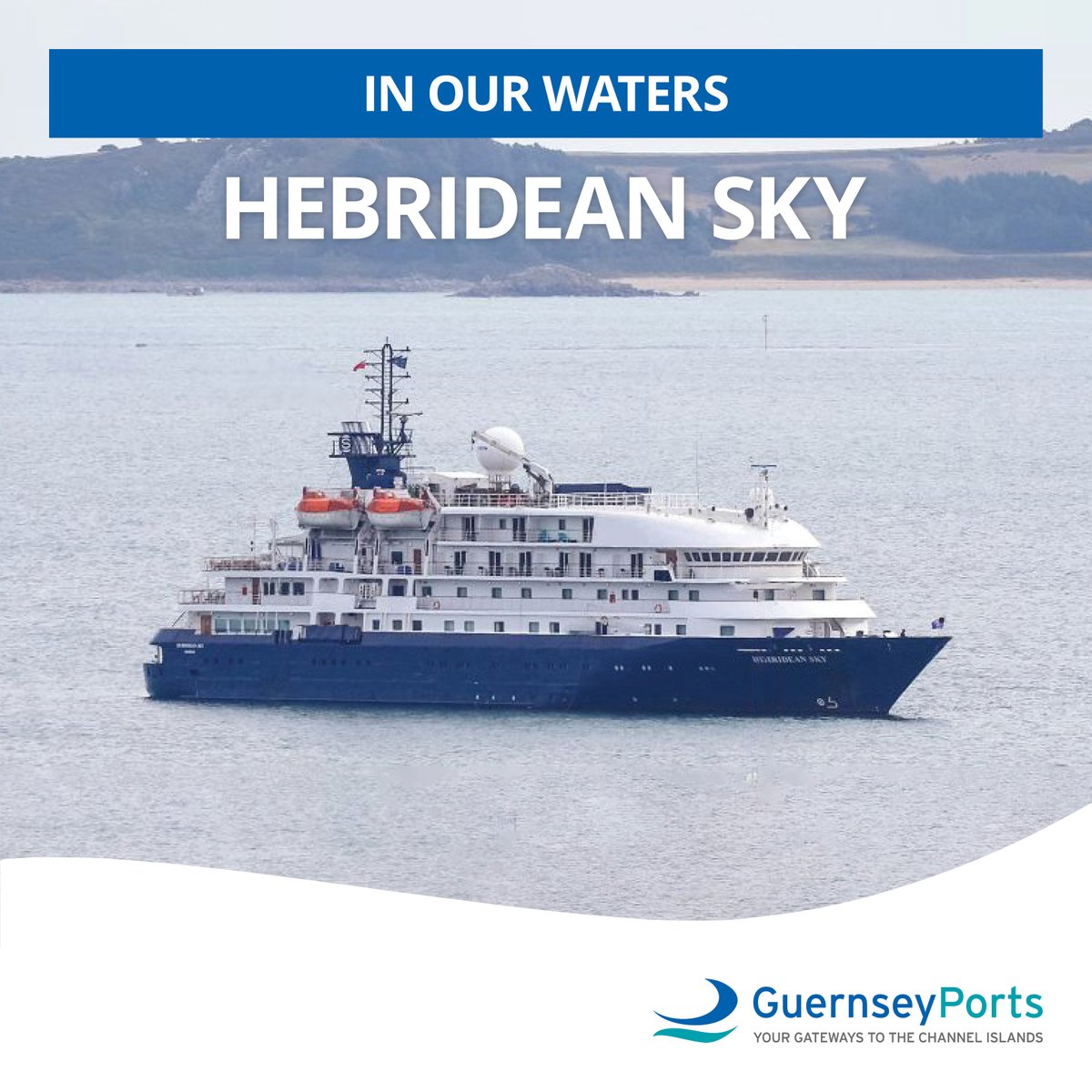 Today the Hebridean Sky which has a capacity of 120 passengers, will be visiting the charming island of Alderney as well as Herm before setting sail for Tresco.

Follow @VisitGuernsey to discover #ThatIslandFeeling #Summer #ChannelIslands #LocateGuernsey #Cruise #Guernsey