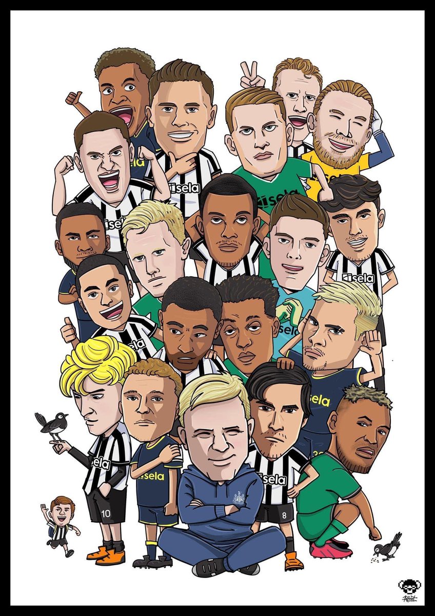 NUFC_BG's tweet photo. Not sure who made this, but… We love it 😍😍😍😍😍 #NUFC https://t.co/RiP9nzYp3d