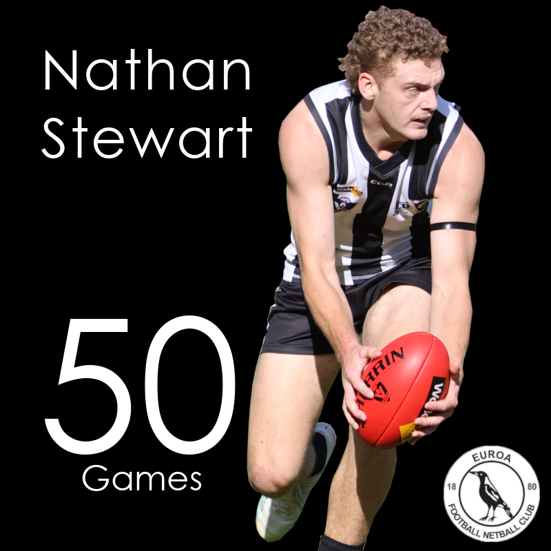 Nathan Stewart plays his 50th Senior game for the Magpies tomorrow against Mansfield.