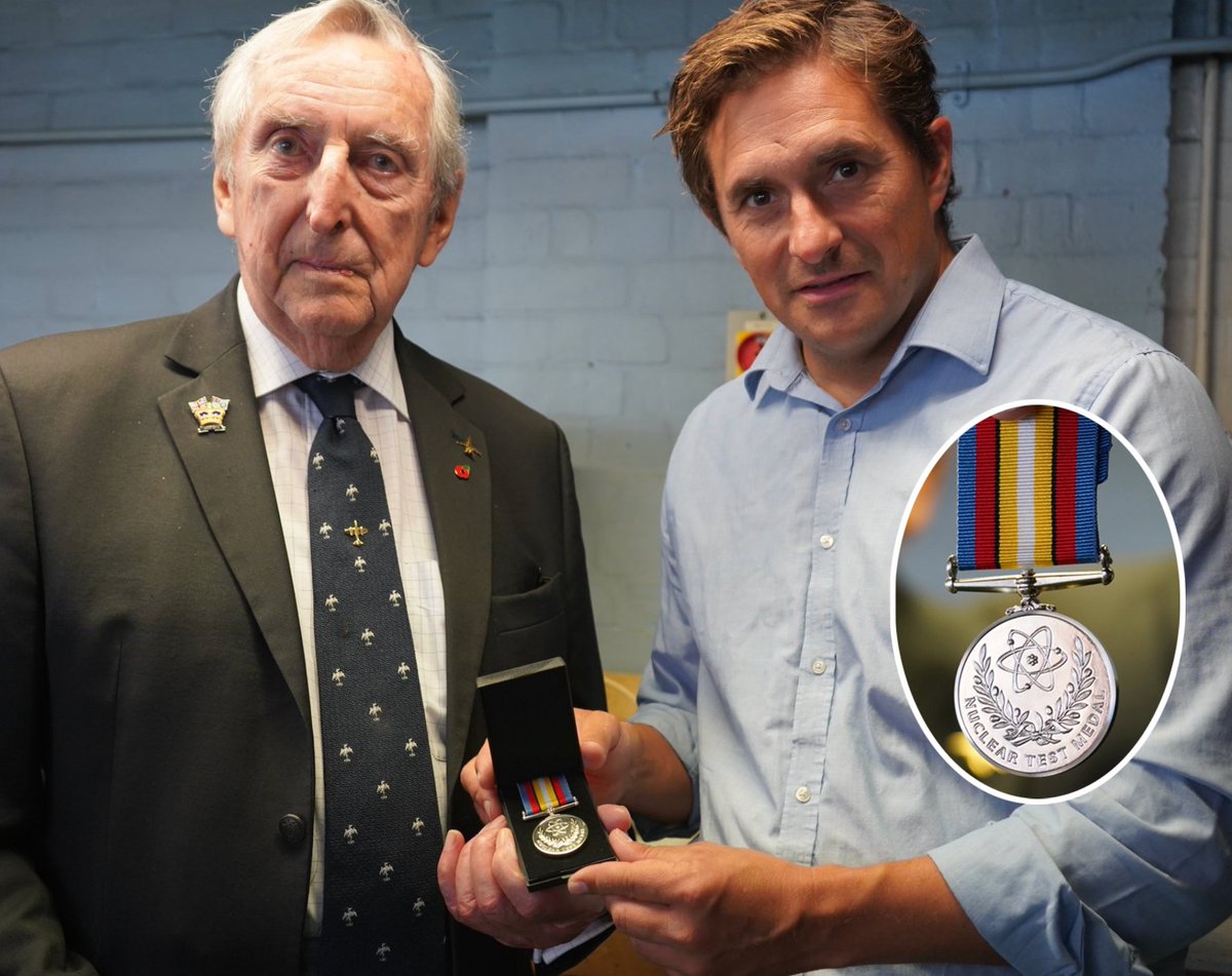 VeteransFdn's tweet photo. 🎖️The first Nuclear Test medals have started rolling off the production lines!

The medal recognises the service of the people who were part of Britain’s nuclear testing programme in the 1950s and 1960s.

#NuclearTestMedal https://t.co/S3L8t6xXbt