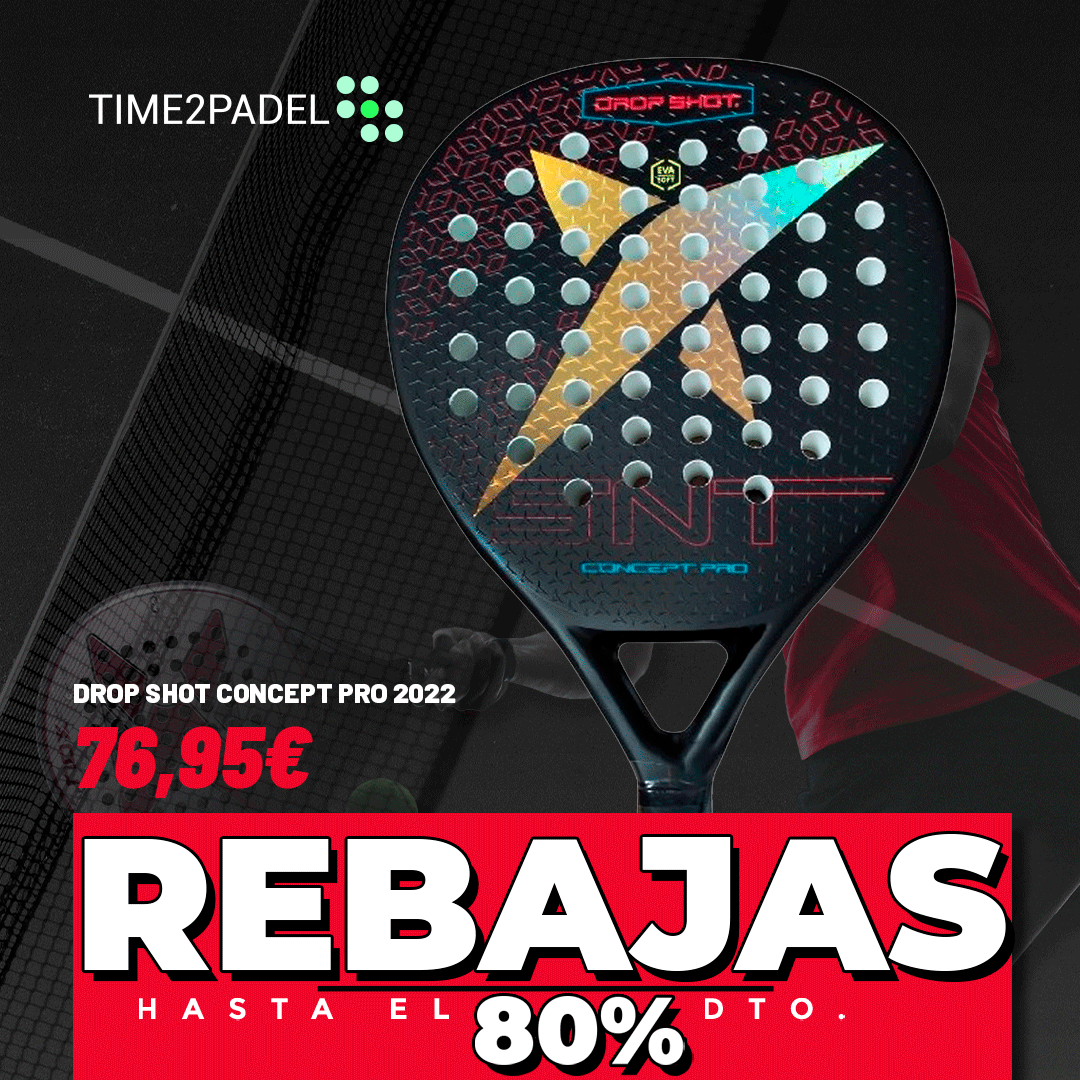 Time2Padel's tweet image. ¡Da un salto y empieza a desarrollar tu juego con la pala Drop Shot Concept Pro 22 en Time2Padel! 🎾💆♂️ Versatilidad y comodidad se unen en cada movimiento. No esperes más para elevar tu juego. ¡Explora la excelencia en la pista! 🏆🔝

bit.ly/3OJ8dH9
 #Padel #Time2Padel