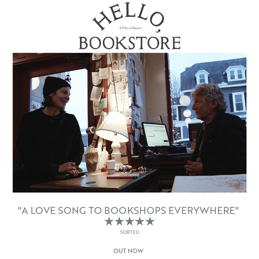 Bulldog_Film's tweet photo. "A love song to bookshops everywhere" ★★★★★ @SortedMagazine
The beautiful documentary #HelloBookstore is screening at the @thesjt and @alhambrapenrith from this Friday!
Book tickets ➡️ https://t.co/YmEb4PJh04 https://t.co/2eq3zZFWc9