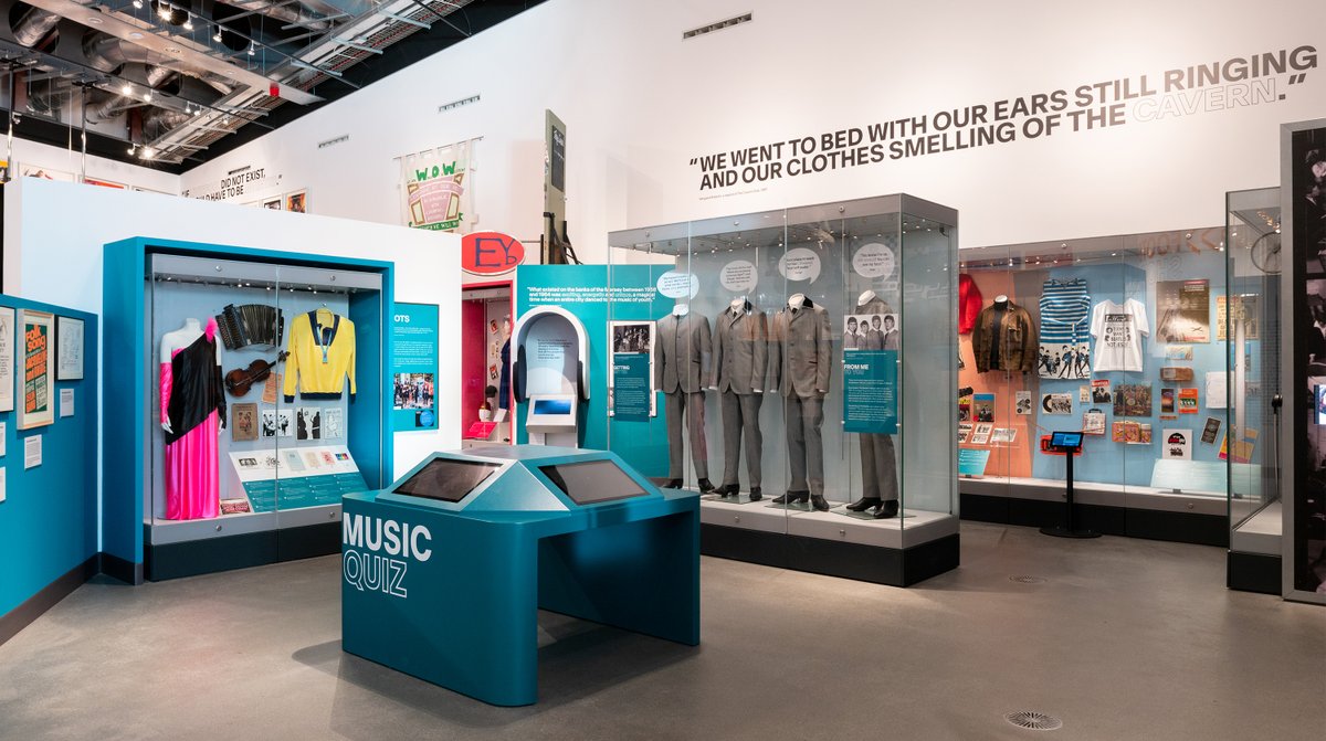 See the iconic Beatles suits and more memorabilia in our Wondropus Place gallery, which tells the story of Liverpool's incredible music scene. liverpoolmuseums.org.uk/whatson/museum… #TheBeatles 📷 © @petecarr