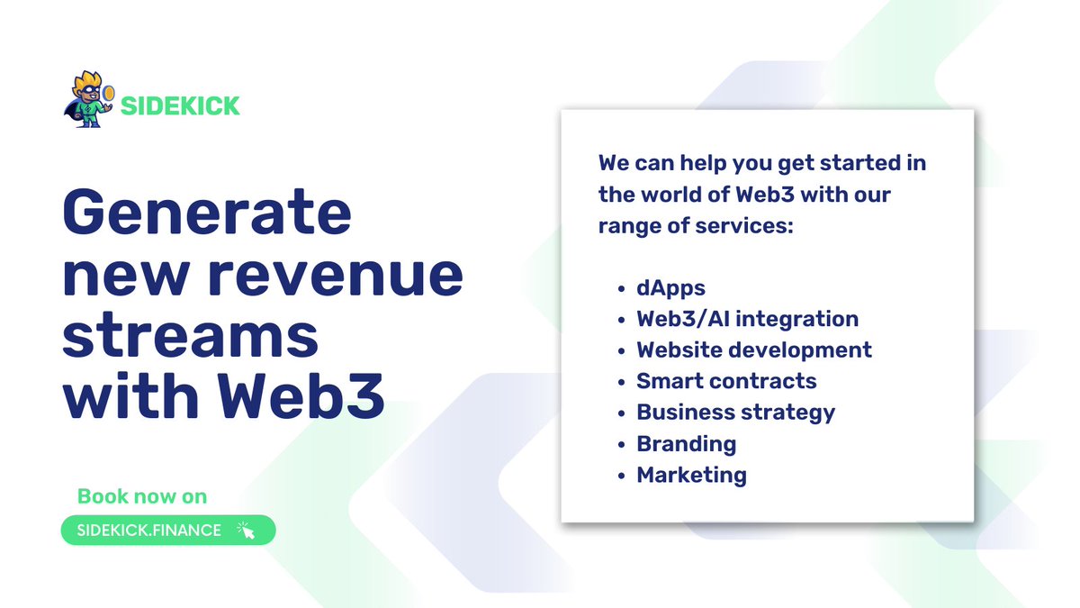 Thinking about integrating Web3 practices into your existing business? We can help make it easy and seamless! Check out our list of services and book a free consultation with us smpl.is/79vhf