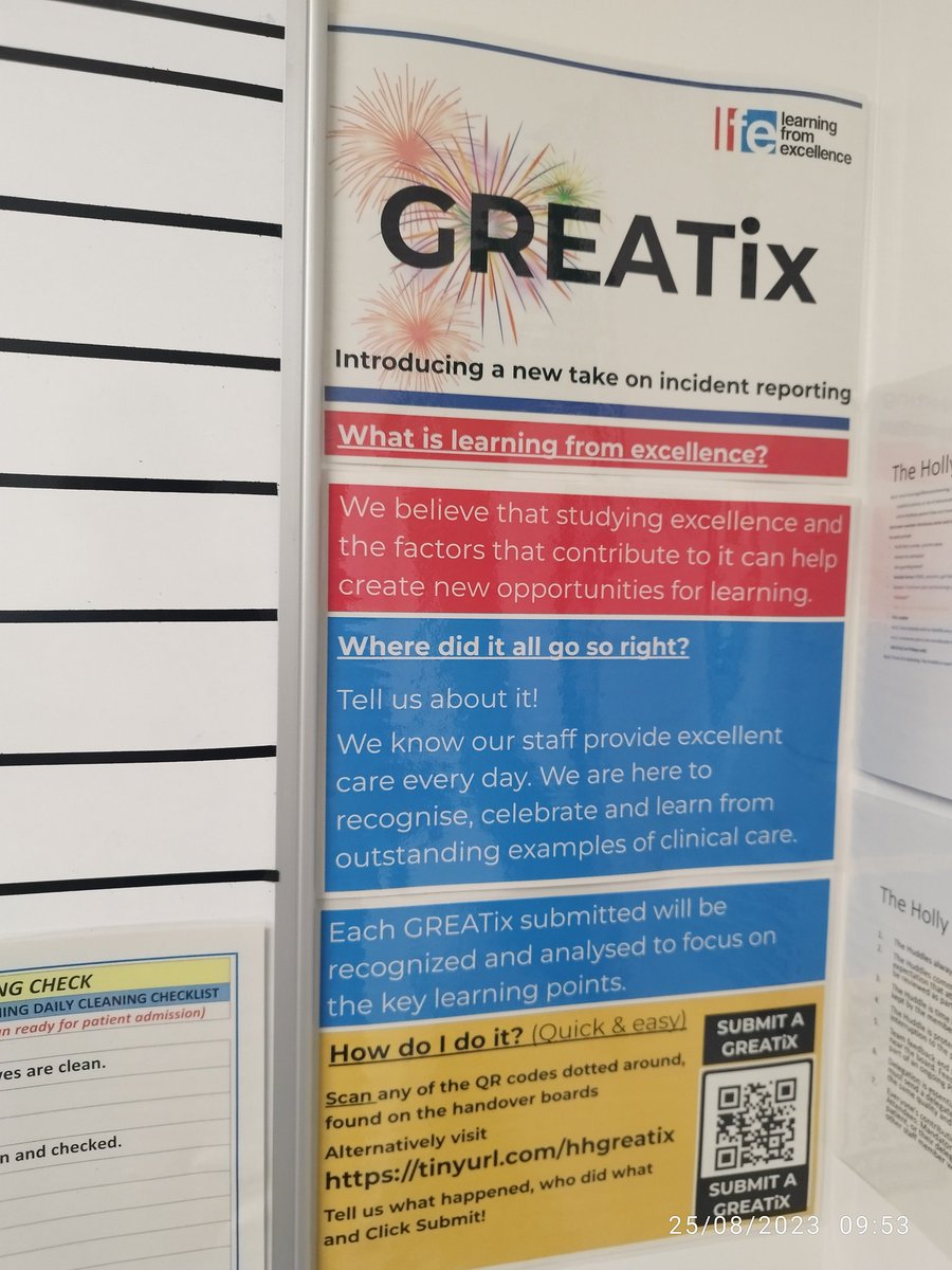 And we're off!!

SECOND STAGE of introducing Greatix 
(#learningfromexcellence) to our paediatric department!!

Any tips from elsewhere?

@_katieknight_ @yasmin_baki @Damian_Roland @sintydavid
Inspired by @GREATixMKUH !

Is there a Greatix twitter community??