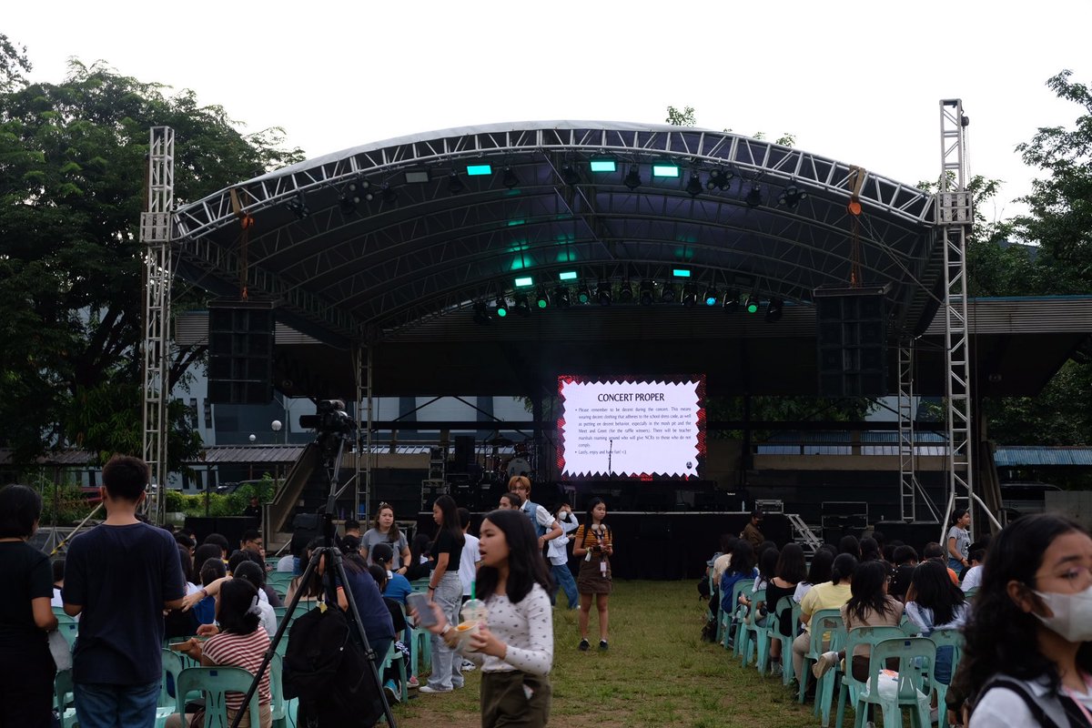 scischo's tweet photo. HAPPENING NOW: “Yugto: Pagsiklab ng Bagong Simula” a concert hosted by Batch 2026 as a conclusion to ALAB week 2023. 

Coverage by Quenso Tambalque, Yel Delena, Kaleena So &amp; Maddy Tiu 

Follow this thread for updates!
#ALAB2023 #ALABYou #YUGTO2023 https://t.co/LVLfYtjdSp