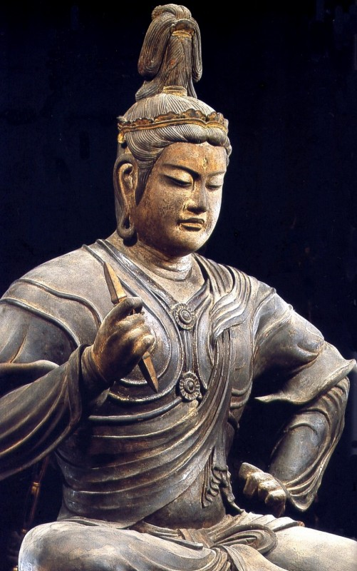 帝釈天半跏像 技工名品 国宝 東寺 高さ50cm 仏像 彫刻 仏教美術