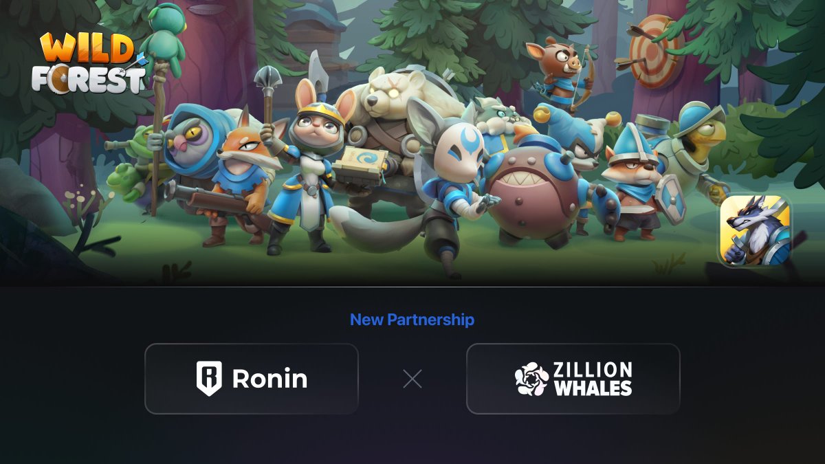 Excited for our partnership with the amazing  Zillion Whales on <a href="/Ronin_Network/">Ronin</a>  for <a href="/playwildforest/">Wild Forest</a>
Reflecting back on my involvement integrating Their iconic #MushroomWars2 into Facebook Cloud at <a href="/Meta/">Meta</a>  was a great moment. Now, as we gear up for the same level of success at $RON
